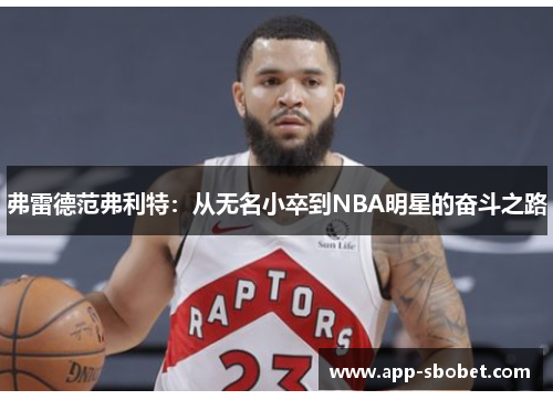 弗雷德范弗利特：从无名小卒到NBA明星的奋斗之路